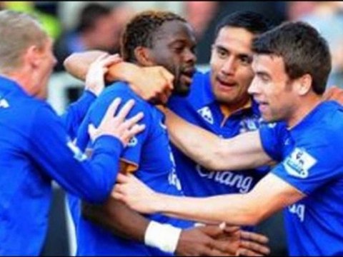 Everton 2-1 Wolves Jagielka scored, Hunt, Baines penalty