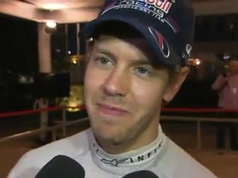 18 Abu Dhabi GP - Sebastian Vettel after quali