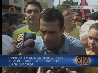 Capriles: en los últimos años se ha destruido el empleo expropiando empresas