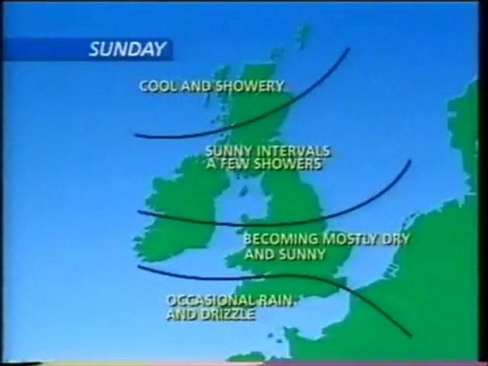 BBC1 Closedown, Saturday 1st August 1987