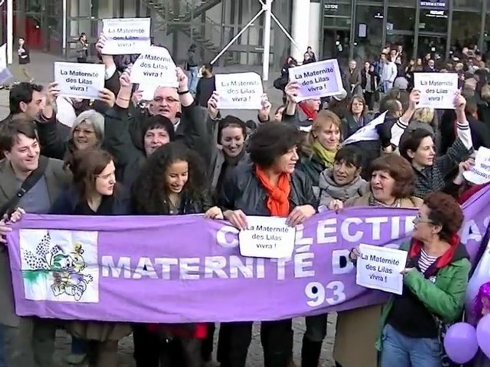 Flashmob pour la maternité des Lilas