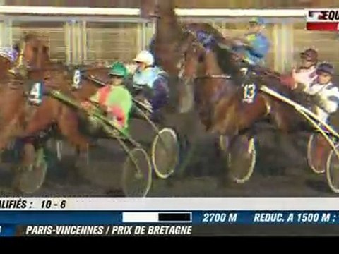 QUINTE SAMEDI 19 NOVEMBRE 2011 A VINCENNES PRIX DE BRETAGNE