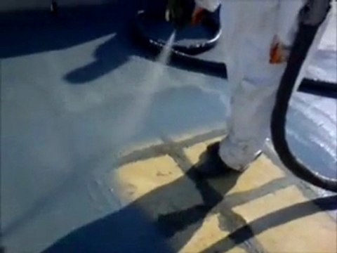 Polyurea puskurtme Su izolasyonu ve zemin kaplamasi