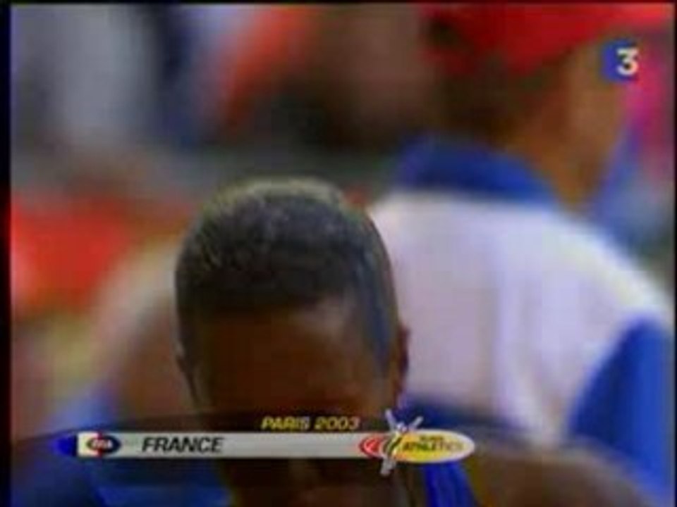 4x100m (relais féminin) champ. mde 2003