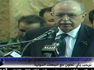 Hijo de Gadafi será juzgado