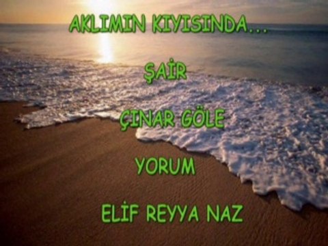 ELİF REYYA NAZ-ÇINAR GÖLE AKLIMIN KIYISINDA