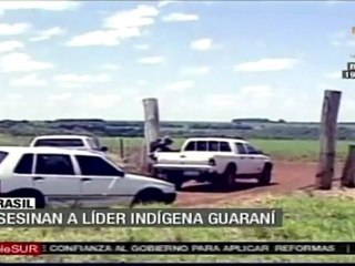 Pistoleros asesinan a líder guaraní en Brasil
