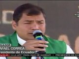 Presidente Correa recibe amenazas de muerte