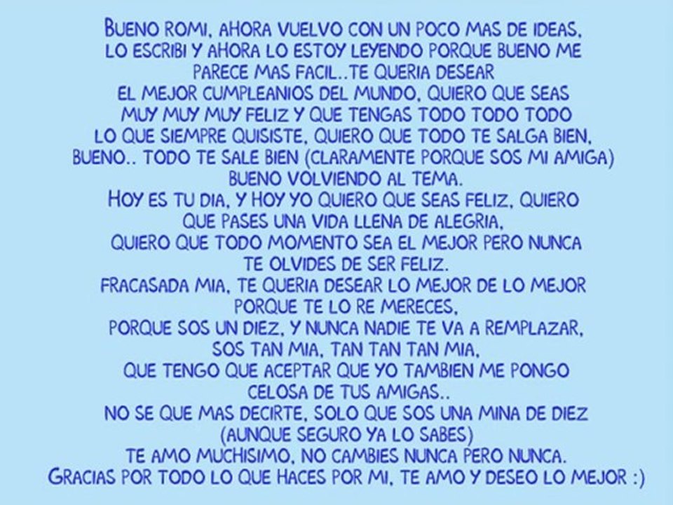 Feliz Cumple!