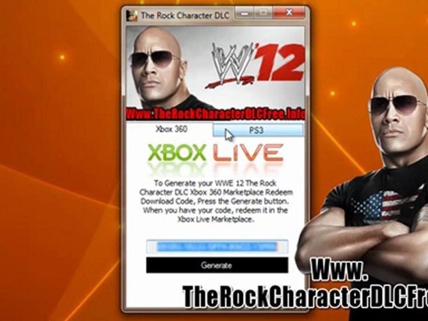 How to Get WWE 12 The Rock Character DLC Free!! - video Dailymotion