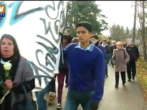 Marche blanche à la mémoire d’Agnès au Chambon