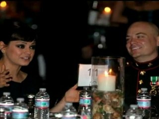 Mila Kunis at the Marine Corps ball