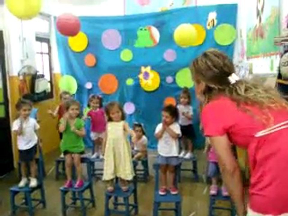 Chiara a la fete de l'ecole