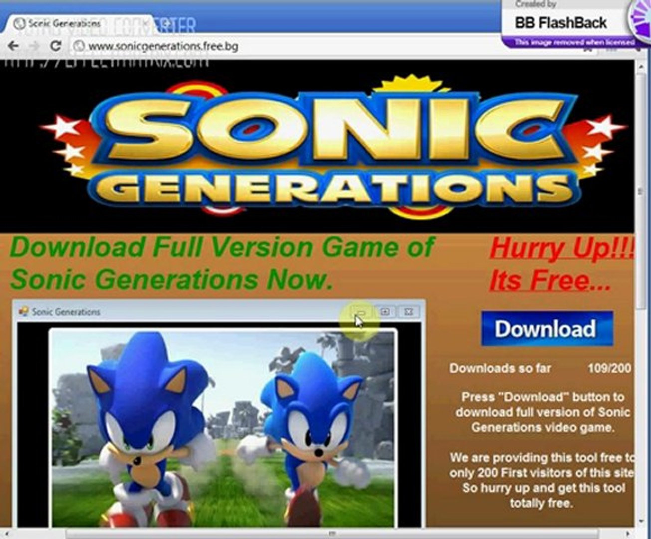 Sonic Generations Marketplace Codes - video Dailymotion