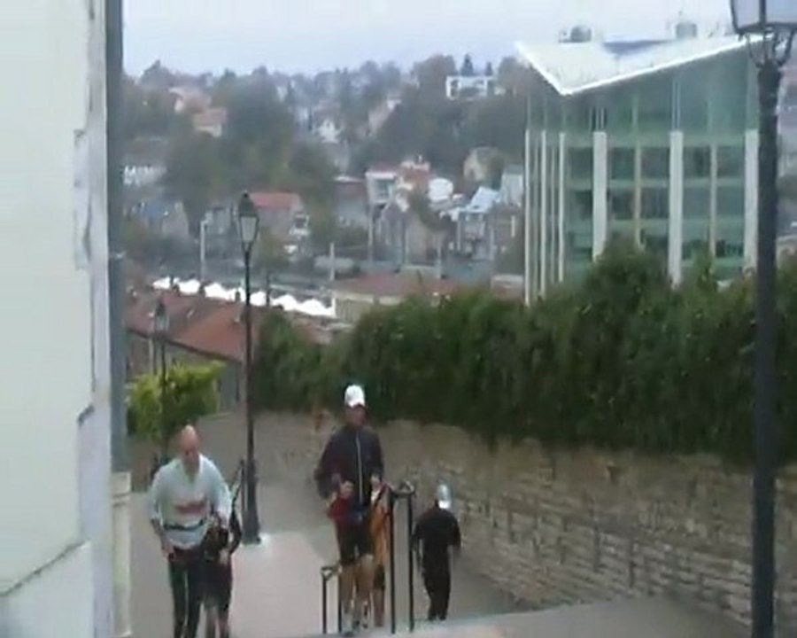 escaliers de la gare