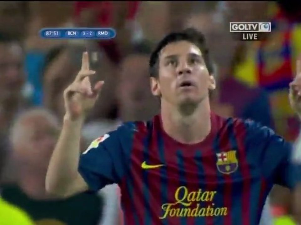 Supercopa 2011 / Barcelona - Real Madrid 3-2 (Messi gol 2)