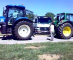 www.tarimdestek.net JOHN DEERE 6620 ile NEW HOLLAND TS135A Çekişmesi