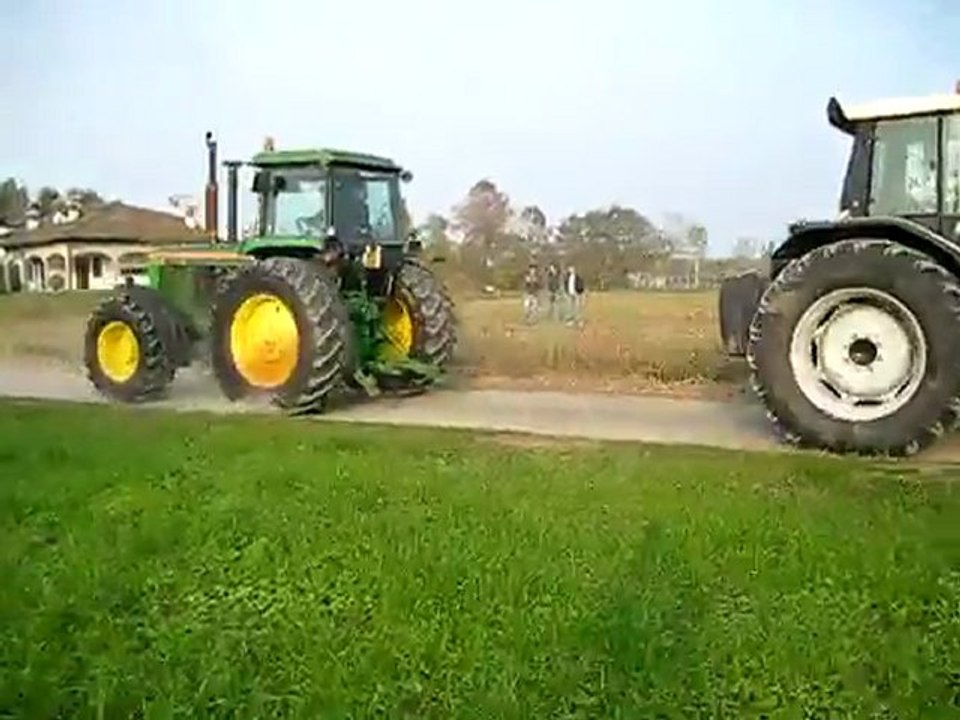 www.tarimdestek.net lamborghini racing 150 ile john deere 4450 çekişmesi
