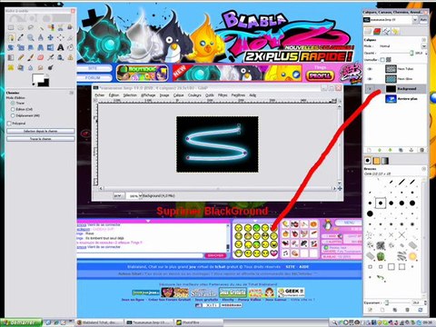 tuto gimp - Realiser un néon