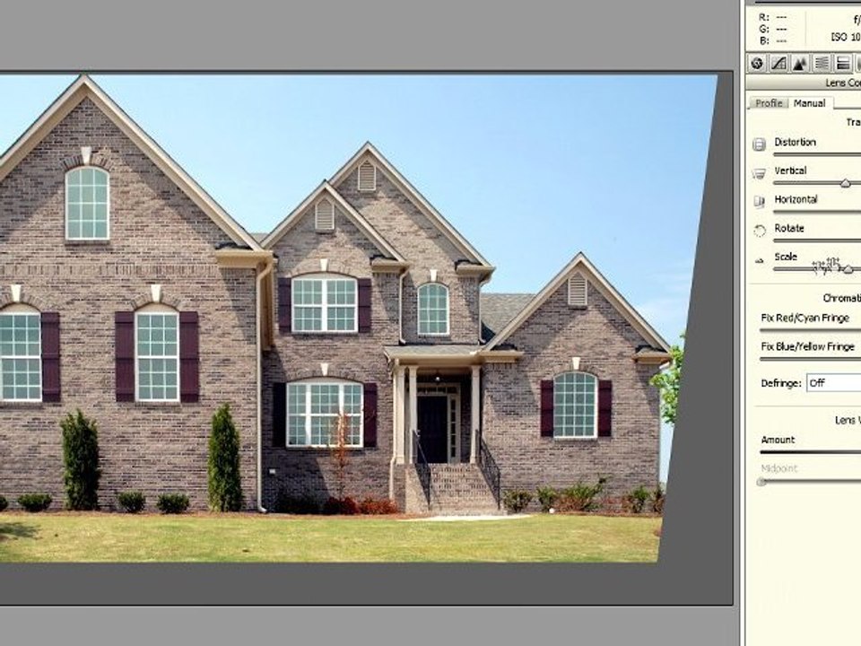 Photoshop CS5 - Camera Raw - Part 1 - Lens Correction