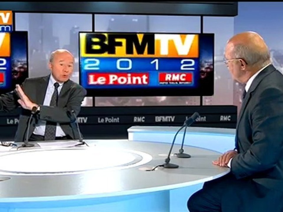 BFMTV 2012 : l’interview de Michel Sapin par Olivier Mazerolle