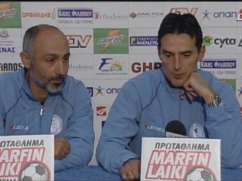 FC Άχνα-Ομόνοια: Δηλώσεις προπονητών (10η αγ.)