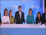 Rajoy saluda a sus fieles en Génova