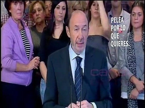 Rubalcaba: Hemos perdido las elecciones