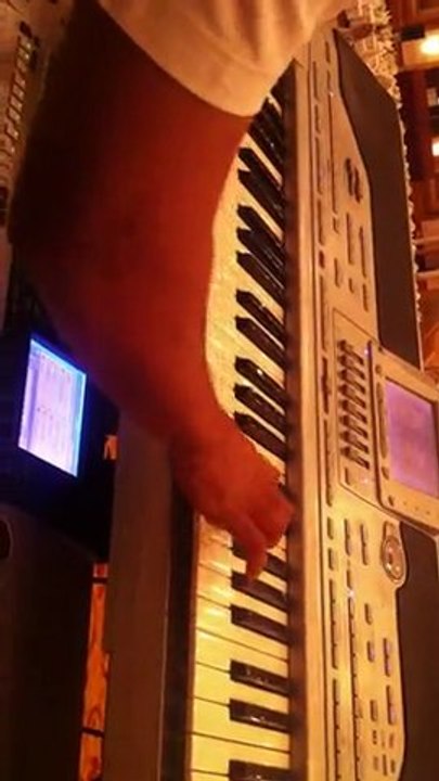 فندق الهيلتون عزف اورج(عازف النغم) ياسر