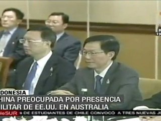 China e Indonesia denuncian presencia de EE.UU. en Australia