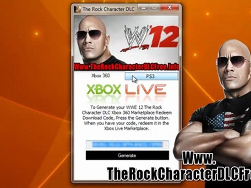 Get Free WWE 12 The Rock Character DLC