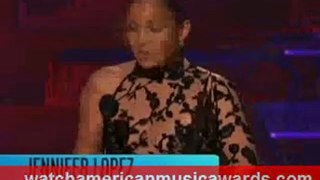 Jennifer Lopez Papi acceptance speech AMA 2011