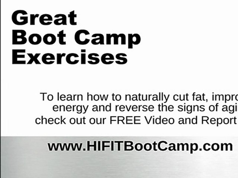 Great boot camp exercises