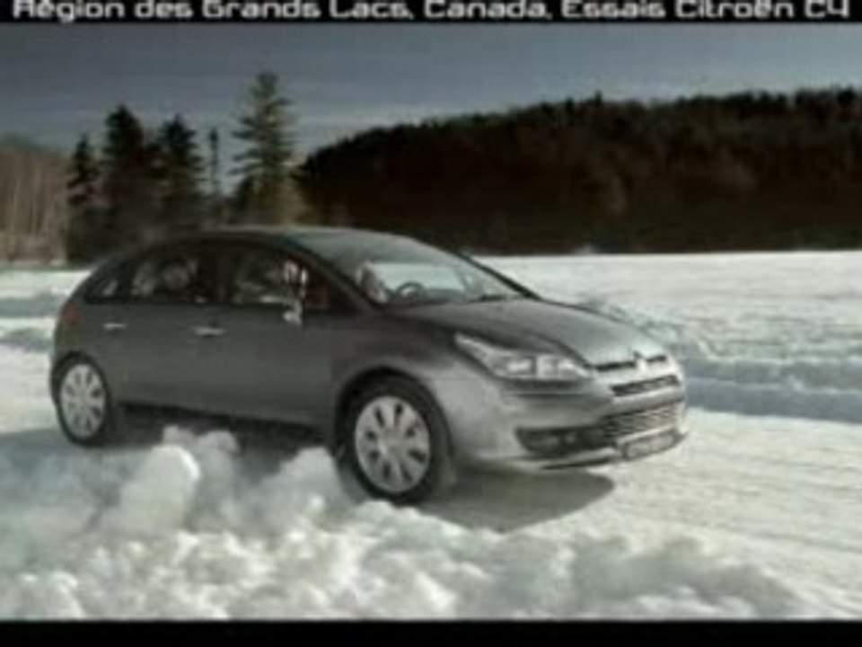 Pub Citroen C4 glace