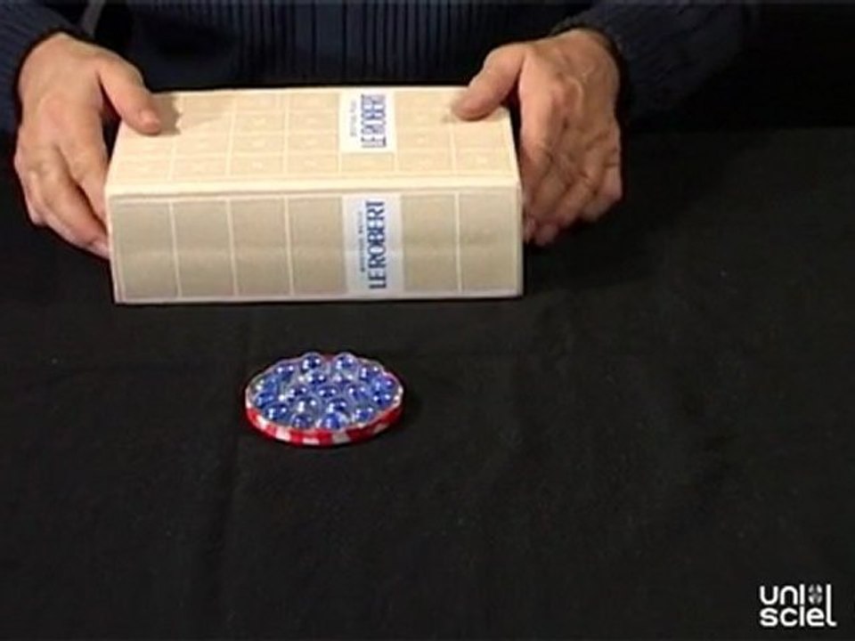 Un roulement à billes rudimentaire