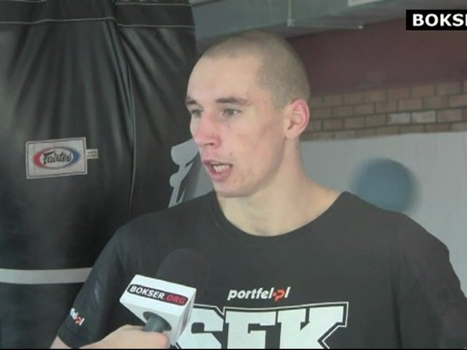 Dariusz Sęk przed 15. zawodową walką