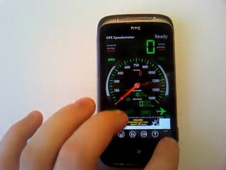Free GPS Speedometer na HTC 7 Mozart.