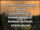Karabük İli Çukurca Köyü Yukarı Mahalle 2011 Kasım Kurban Bayramı