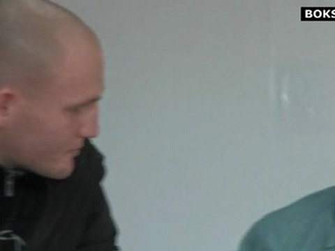 Maciej Sulęcki przed galą w Białymstoku (26 listopada 2011)