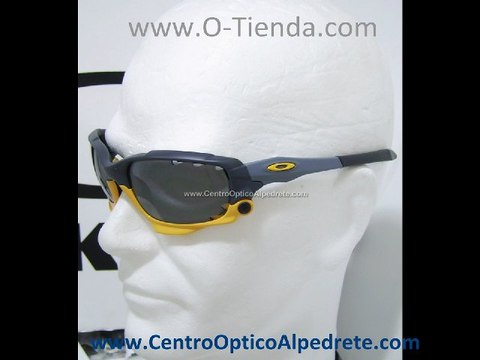 Oakley Jawbone Edition Max Fear Bunker Blue Black Iridium + Fire Iridium Vented (24-294)