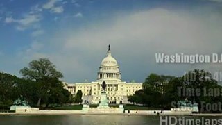 Washington D.C., USA - HD 2K 4K Time Lapse Stock Footage Royalty-Free