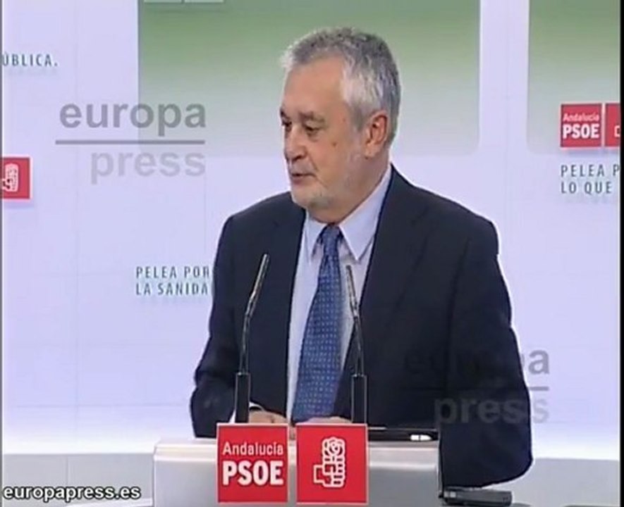 Para Griñán el debate de investidura es de Rubalcaba