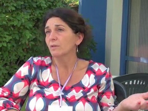 Stéphane Giganon, directrice de AIDES en Auvergne et dans le Languedoc-Roussillon, confie ses impressions pendant les rencontres Femmes Séropositives en Action