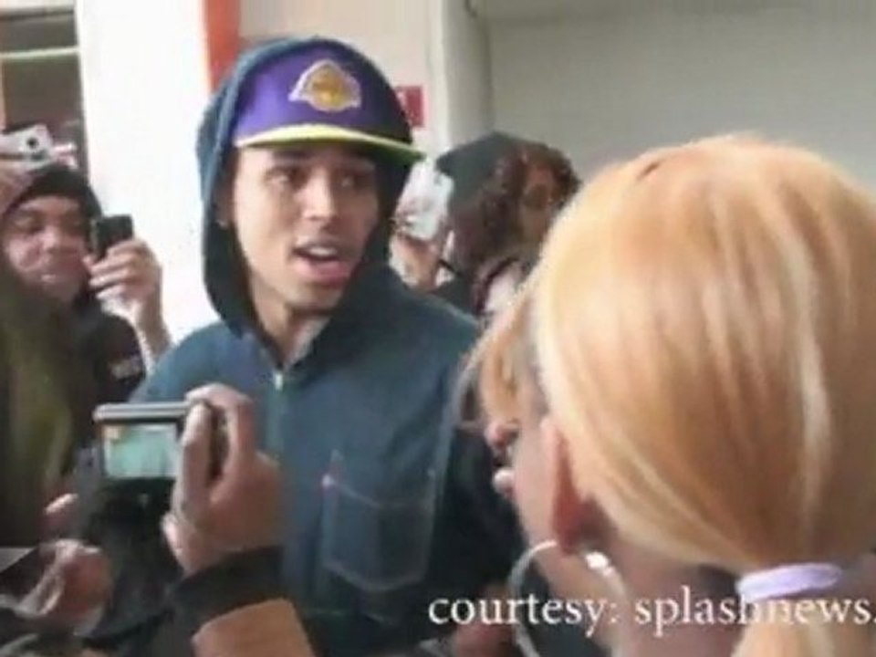 Is Chris Brown in a raunchy tape?