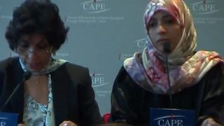 7/11/2011 - Conférence de presse de Tawakul Karman, co-lauréate du Prix Nobel de la Paix