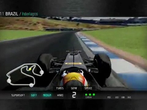 F1, GP Brasile 2011: Il giro di pista dal punto di vista delle gomme