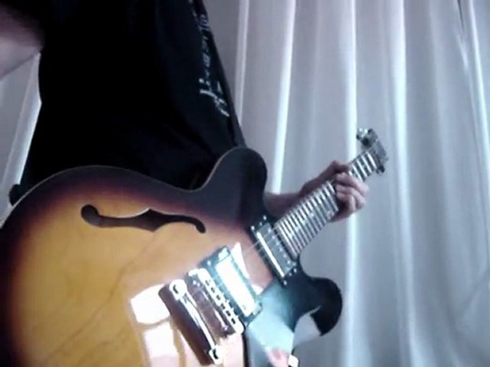 BLACK SABBATH - IRON MAN (full guitar cover) w/ Epiphone Dot
