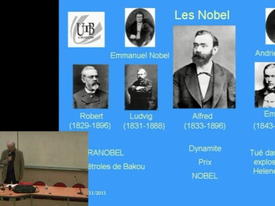 Histoire des Nodel et des principaux prix Nobel