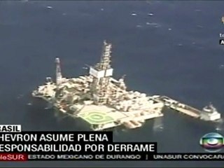 Chevron asume su responsabilidad en derrame en Brasil