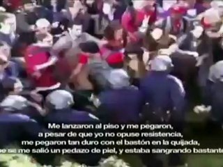 Violenta represión contra universitarios en Berkeley